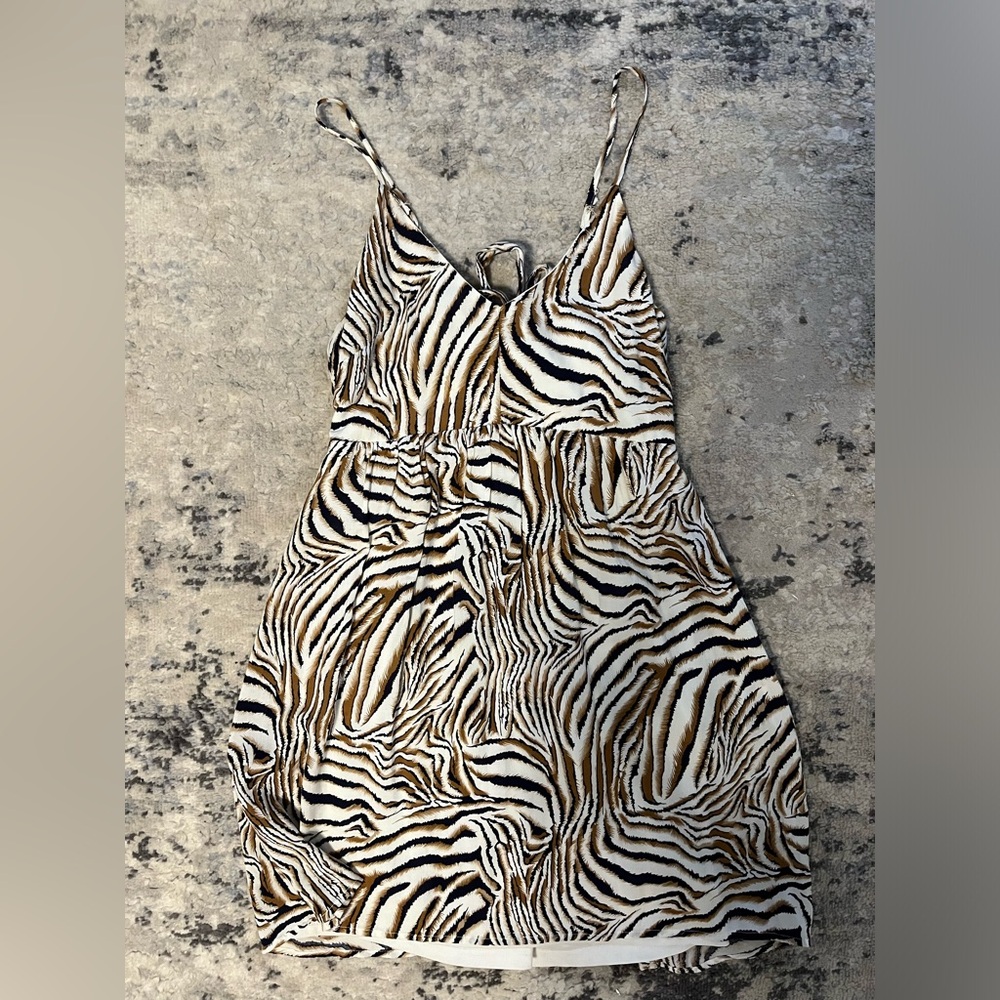 She + Sky Animal Print Dress
